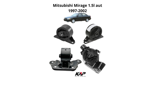 Engine Motor & Trans Mount 4PCS. 1997-2002 For Mitsubishi Mirage 1.5L aut.